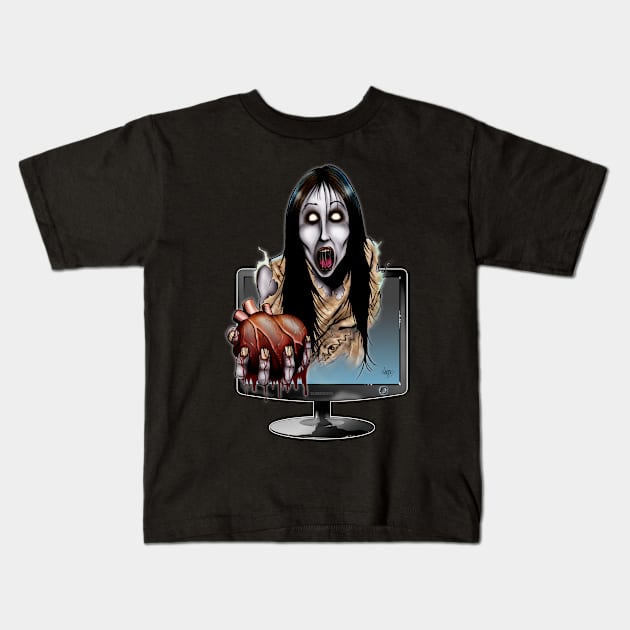 Digital Horror Kids T-Shirt by Walter Junior